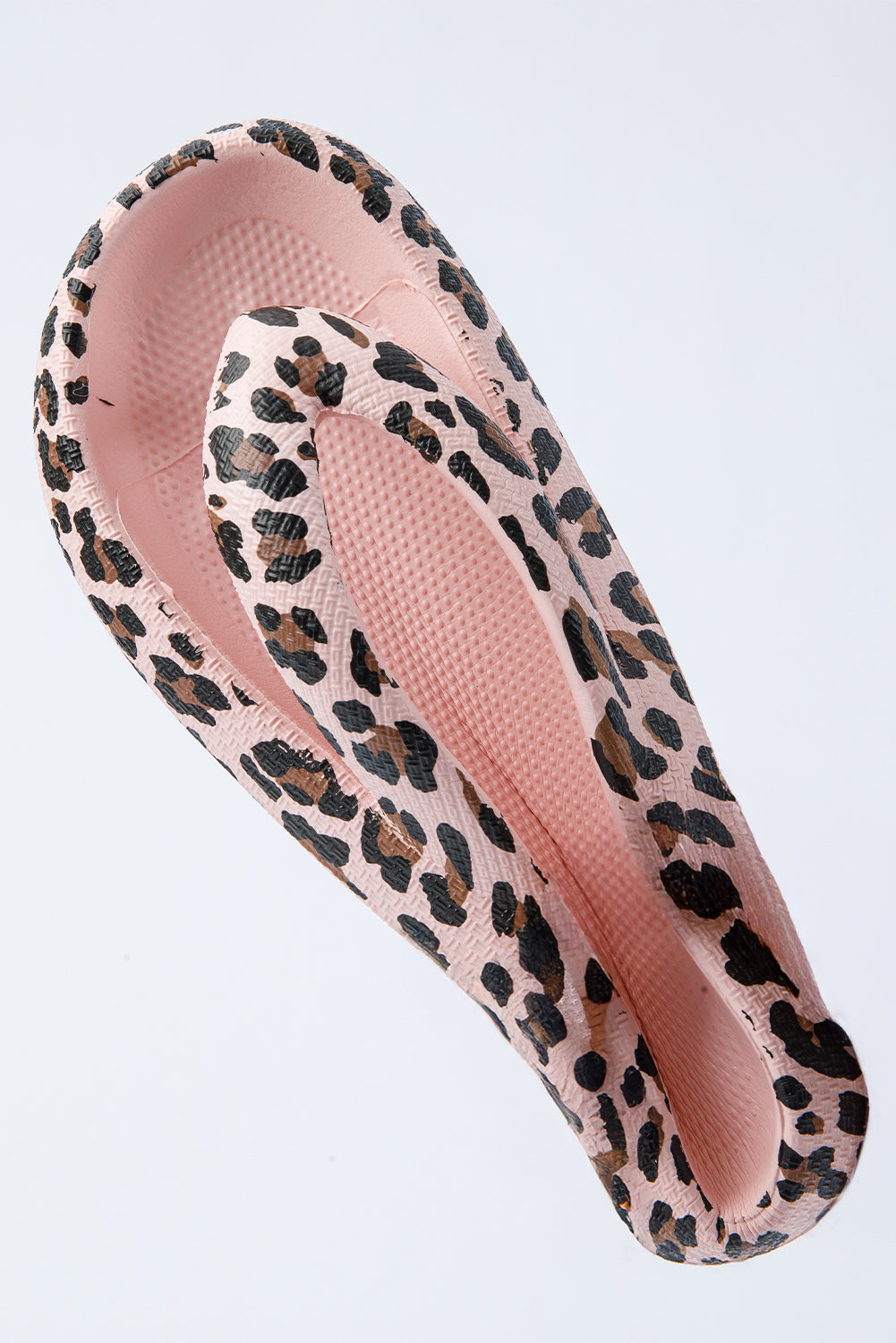 Leopard Print Thick Sole Flip Flops