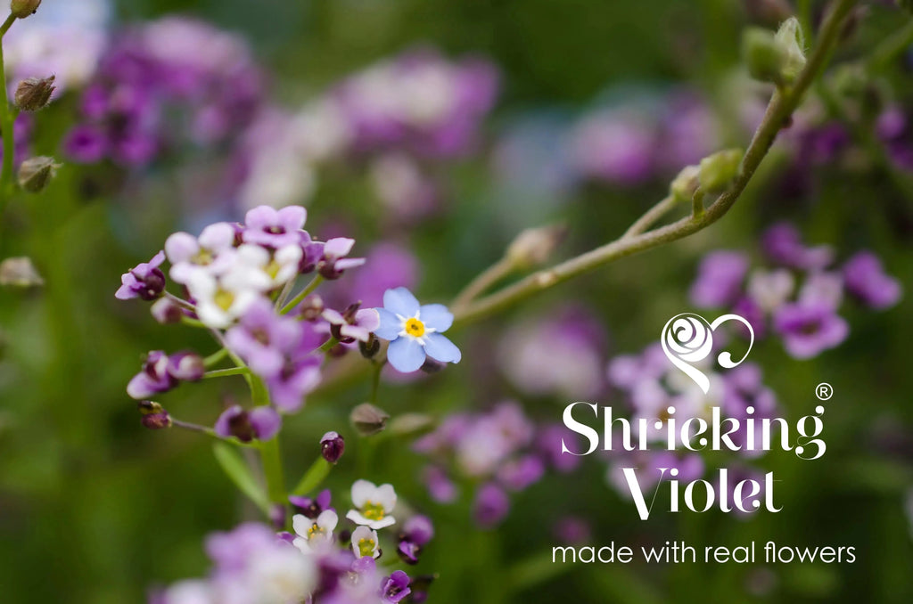 Mixed Flower Round Stud Earrings