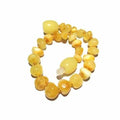 Child Ambrosia Polished Butterscotch Baltic Amber Anklet Bracelet